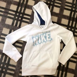 🔵⚪️NEW NIKE Pullover Hoodie GIRL size M (8-10) 🔵